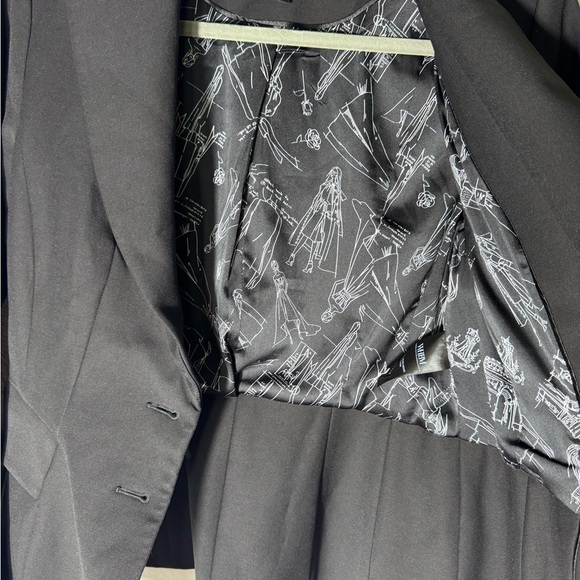 White House Black Market Classic Signature Black Blazer Comfort Stretch Size 4 - Picture 8 of 14